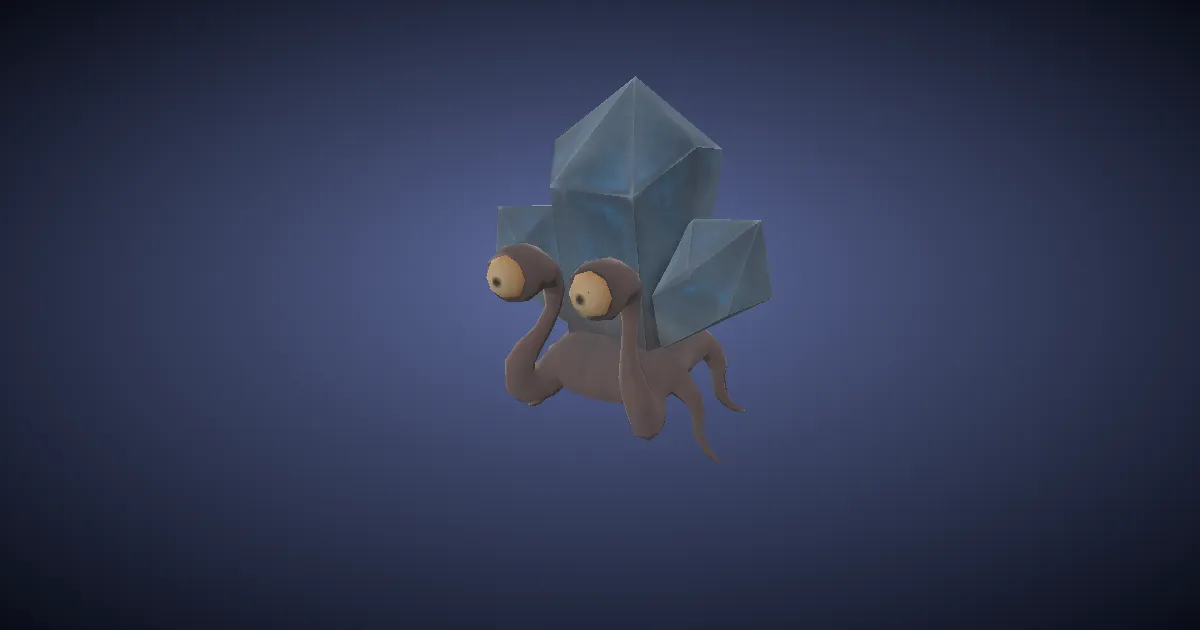 Kobalos-Larve in 3D