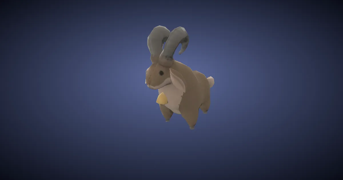 Mini-bouquetin en 3D