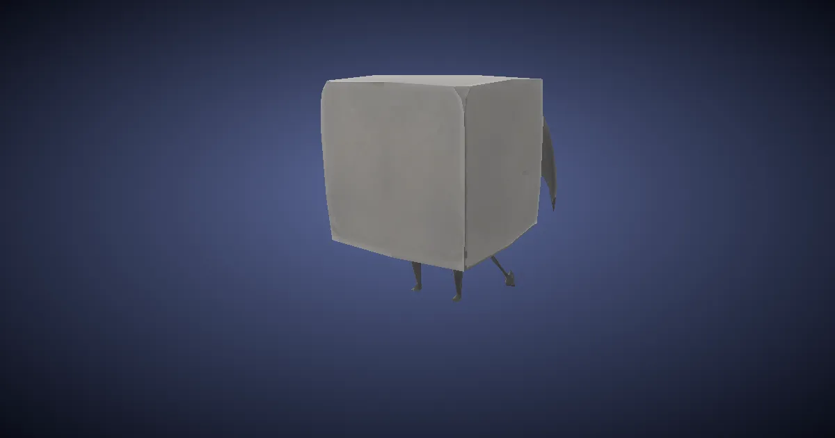 Bloc démonique en 3D