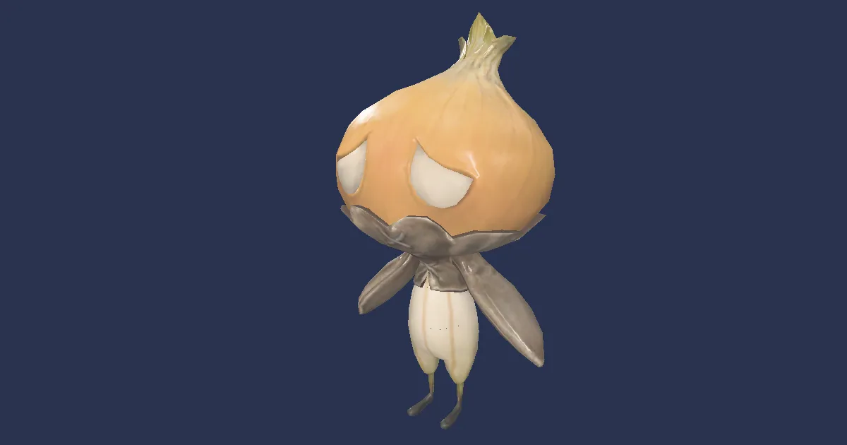 Onion Prince in 3D