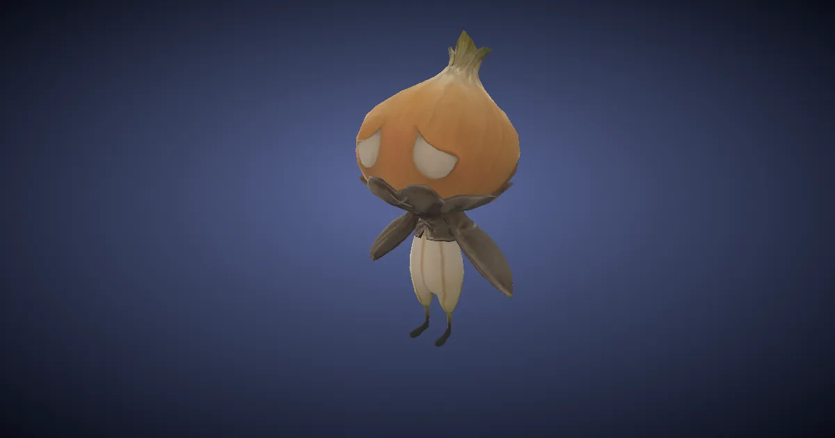Onion Prince in 3D