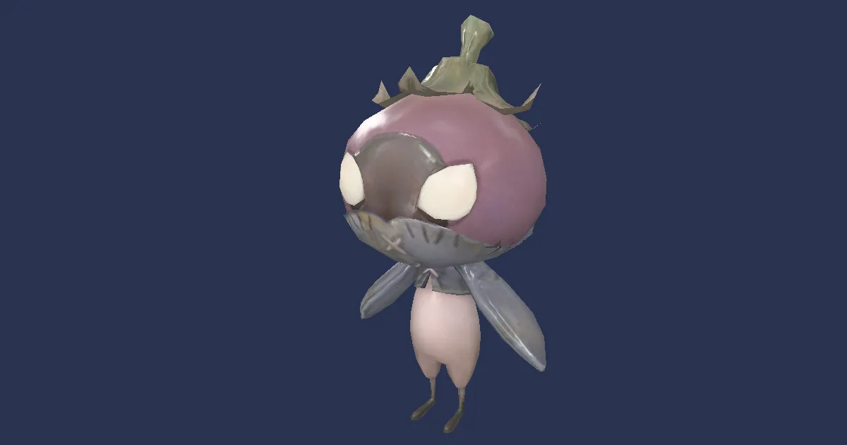 Eggplant Knight in 3D