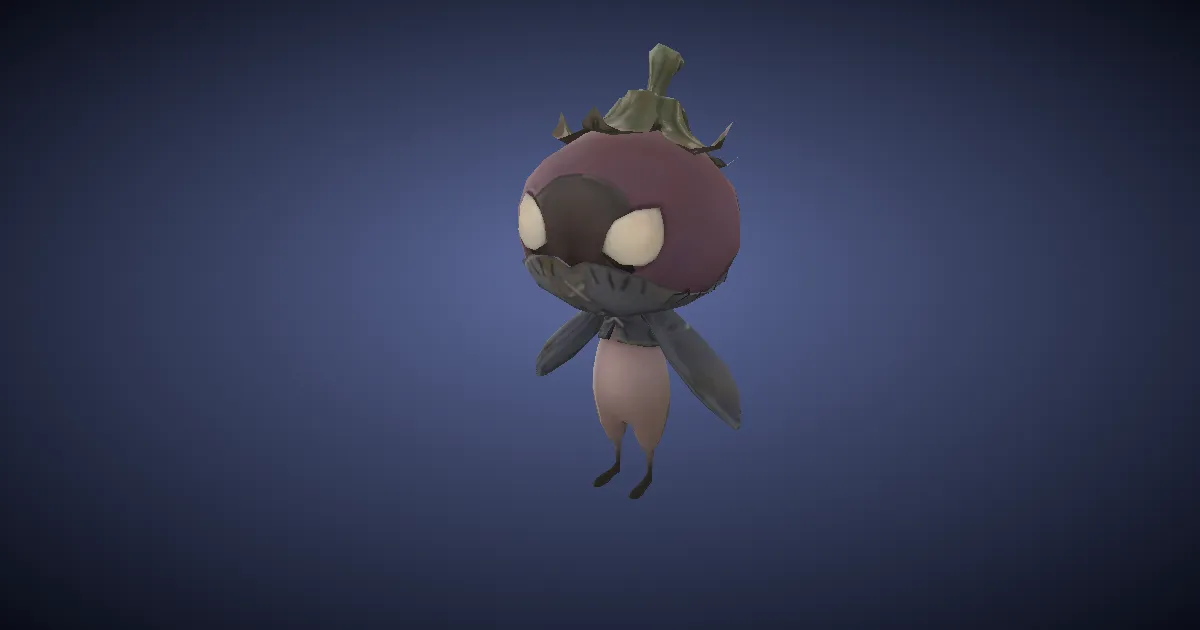 Eggplant Knight in 3D