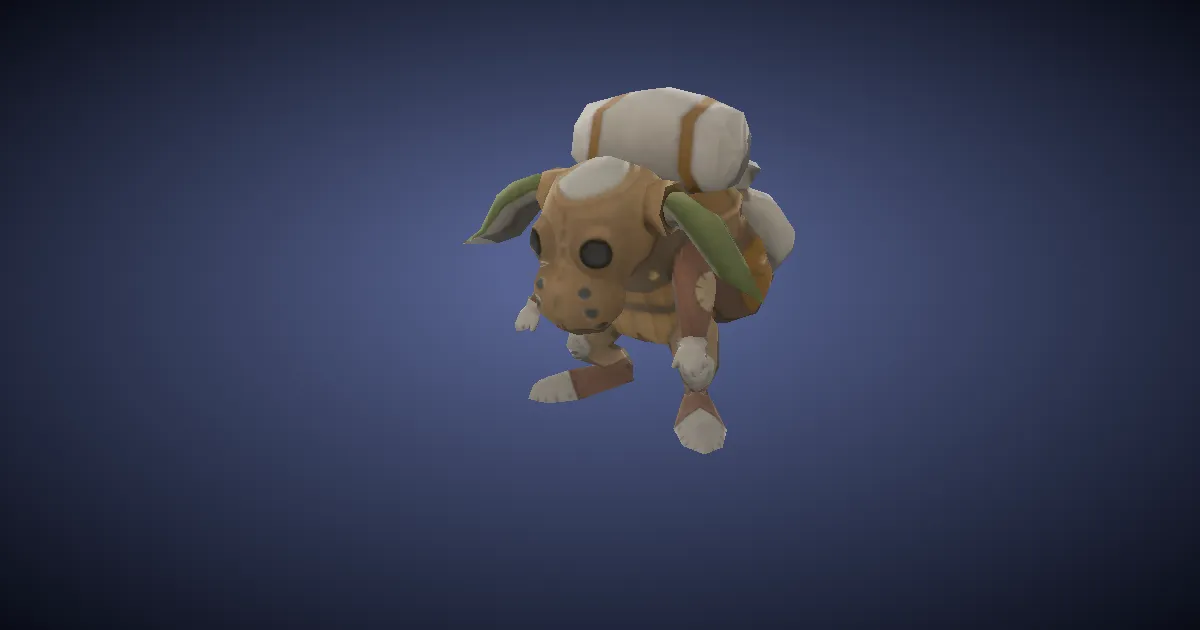 Goblin-Stofftier in 3D