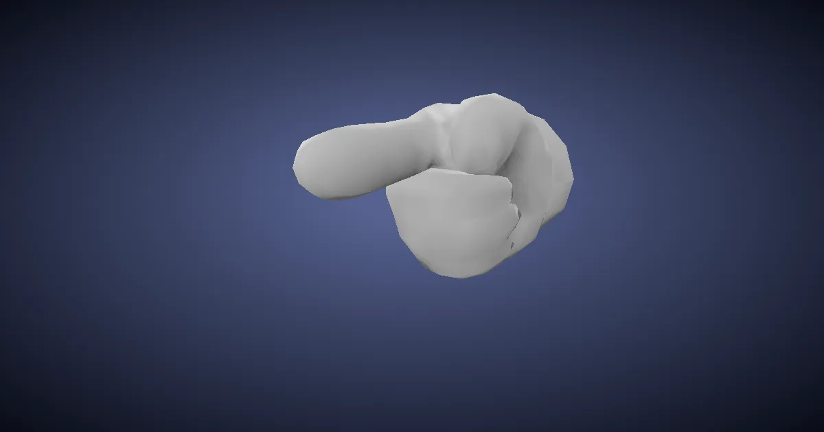 Zeigerhändchen in 3D