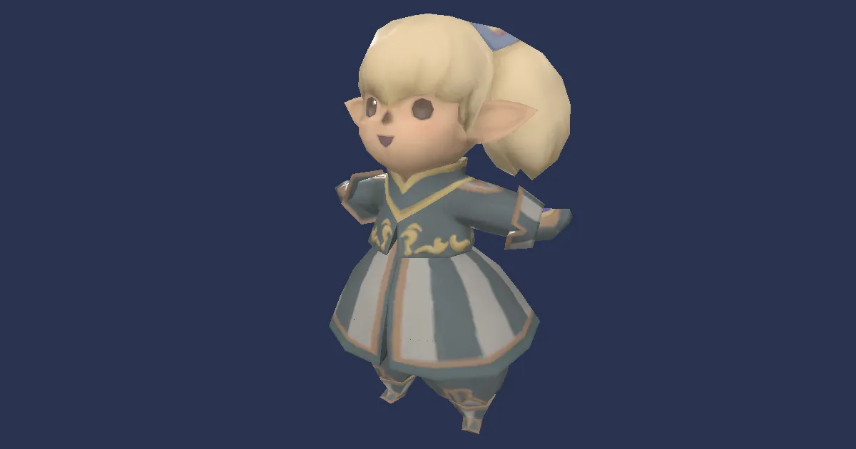 Poupée Shantotto en 3D