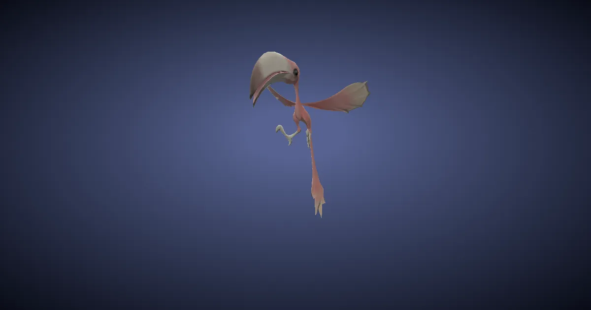 Perroquet taciturne en 3D