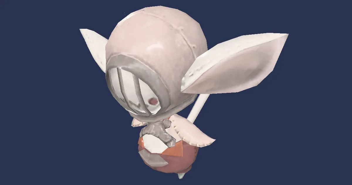 Wind-up kobold in 3D