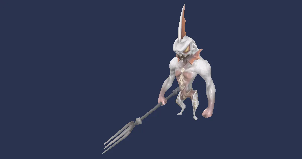 Wind-up Sahagin in 3D