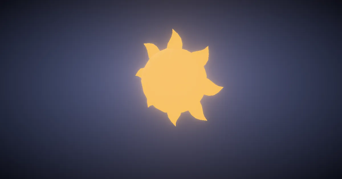 Soleil mécanique en 3D