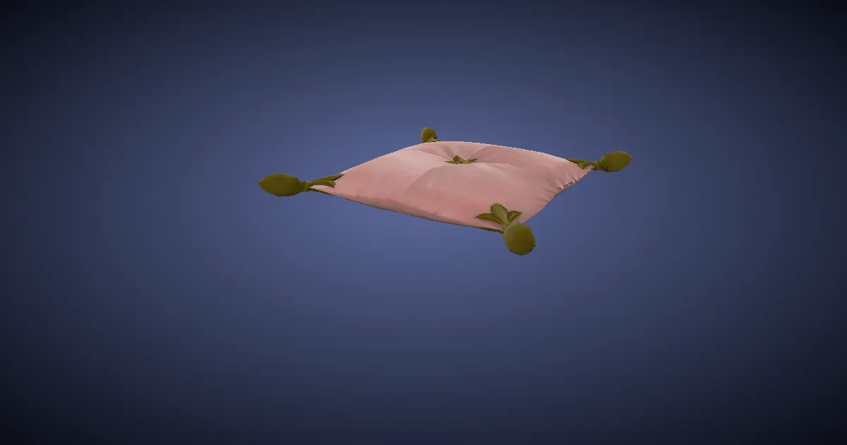 Sitzkissen in 3D