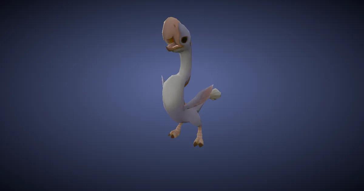 Zu hatchling in 3D