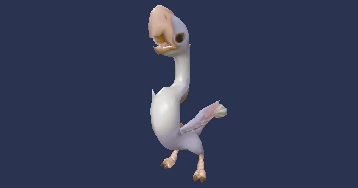 Zu hatchling in 3D