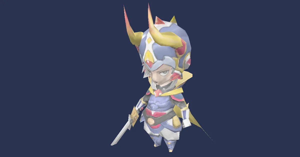 Mini-Lichtkrieger in 3D