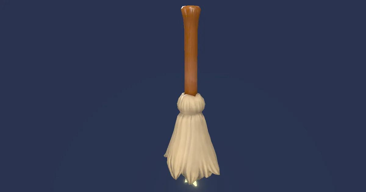 Balai enchanté en 3D
