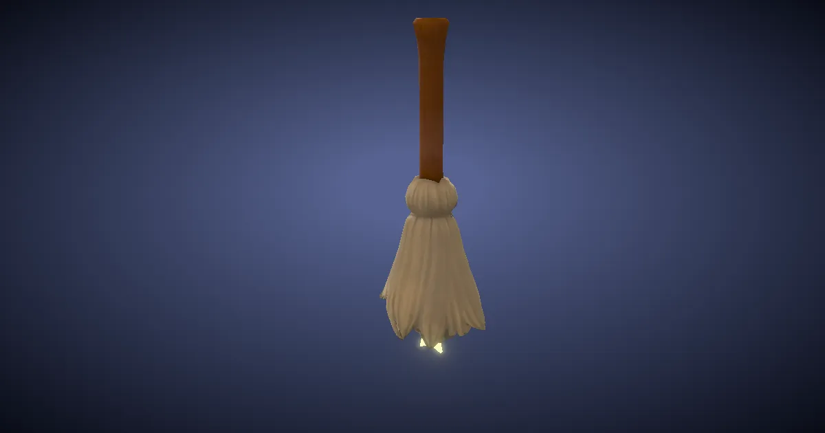 Balai enchanté en 3D