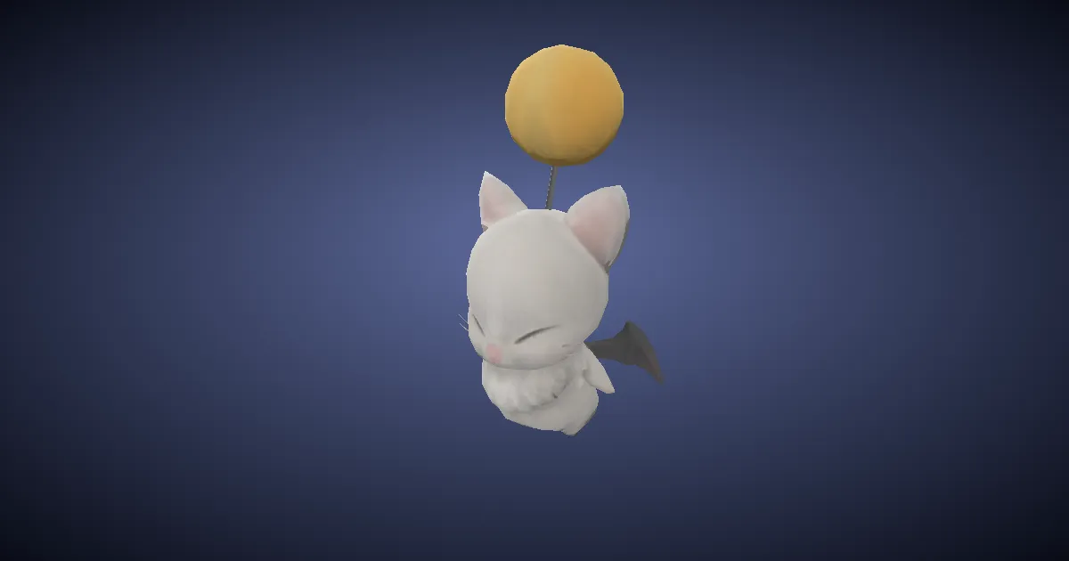 Wind-up moogle in 3D