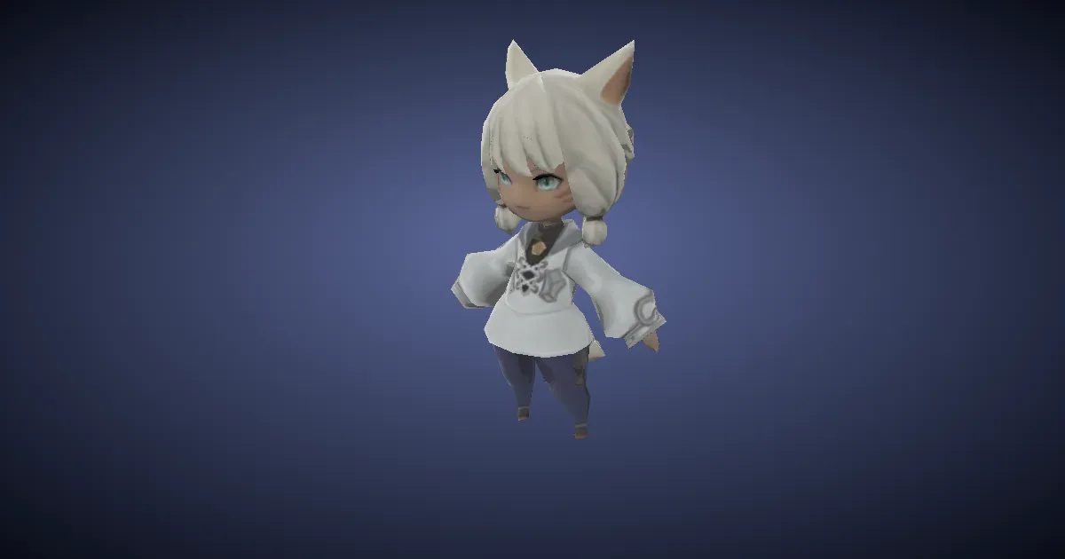 Wind-up Y'shtola in 3D