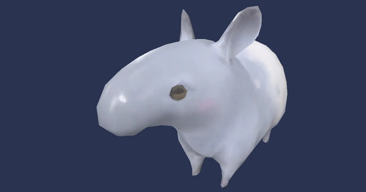 Tiny tapir in 3D