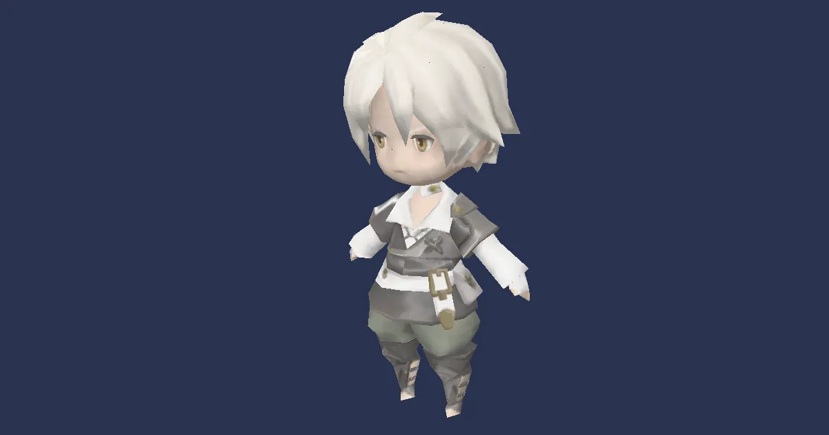 Wind-up Thancred in 3D
