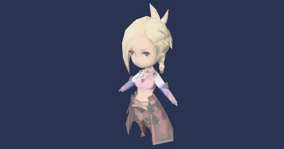 Wind-up Minfilia in 3D