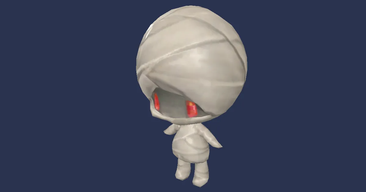 Mini-momie en 3D