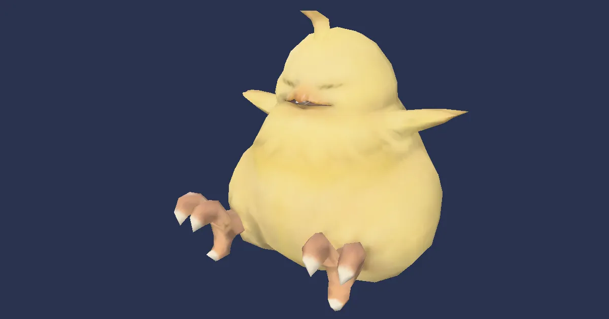 Heavy hatchling in 3D