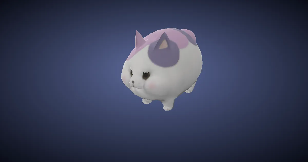 Minou sucré en 3D