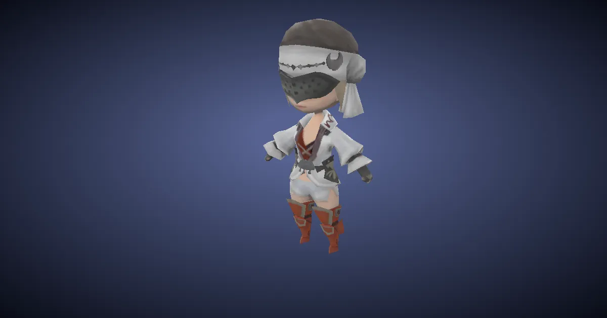 Yda-Puppe in 3D