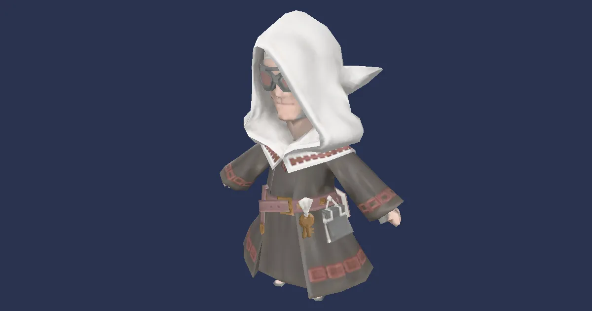 Wind-up Urianger in 3D
