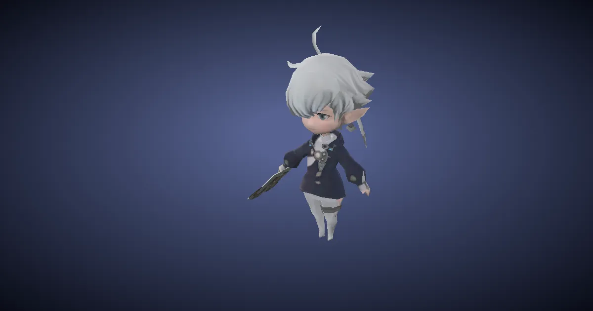 Wind-up Alphinaud in 3D
