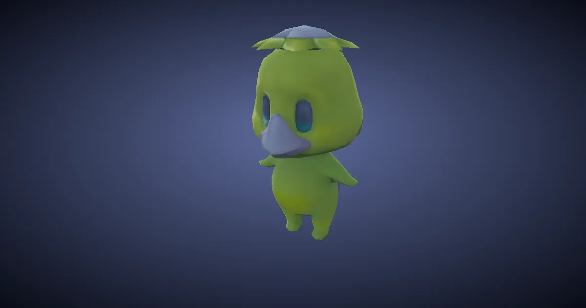 Flusskobold in 3D