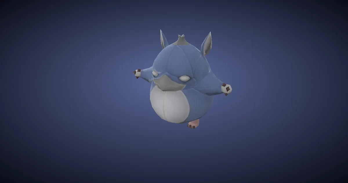 Wind-up Gundu warrior in 3D