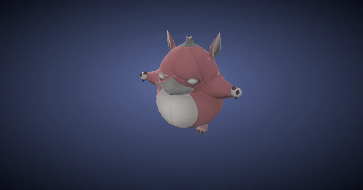 Aufzieh-Zundo-Krieger in 3D