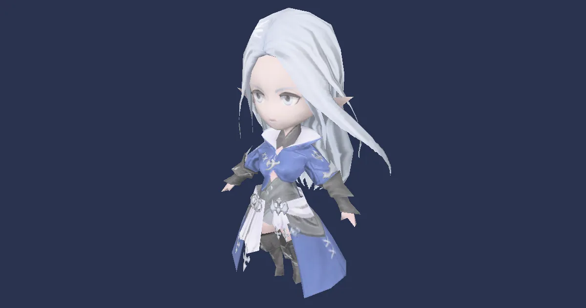 Wind-up Iceheart in 3D