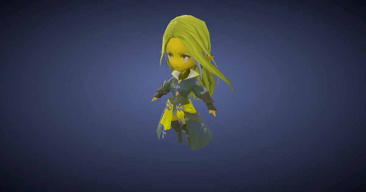Wind-up Iceheart in 3D
