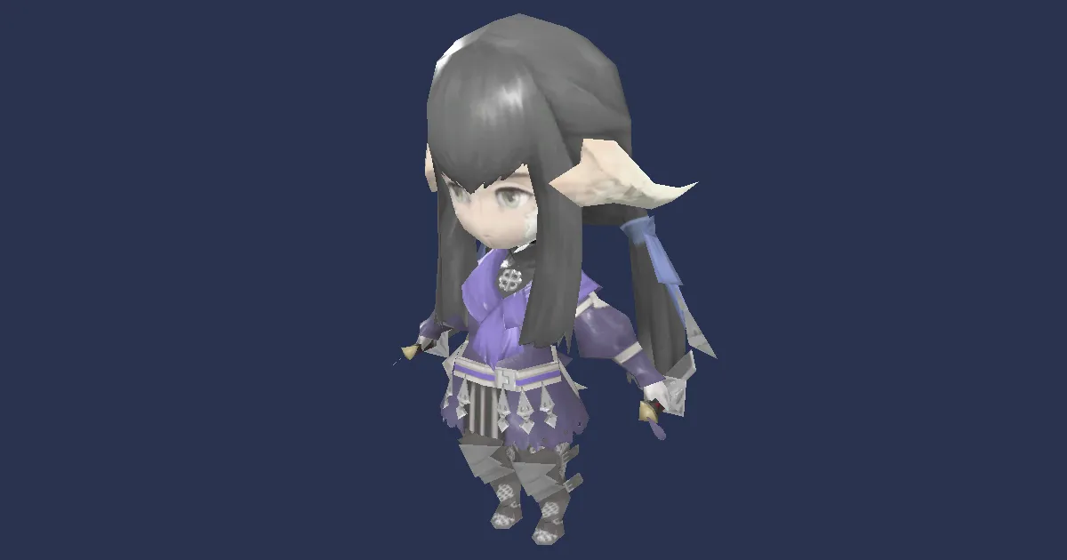 Wind-up Yugiri in 3D