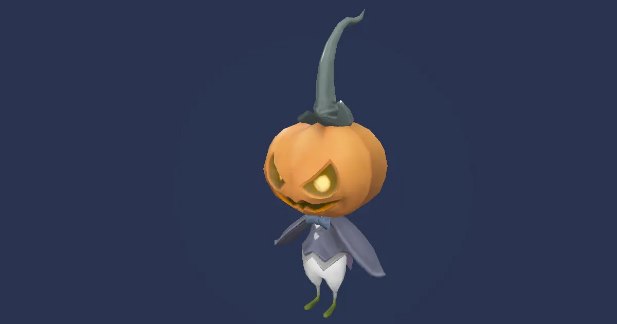 Pumpkin Butler in 3D