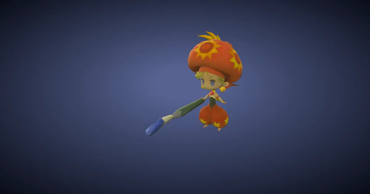 Relm-Puppe in 3D