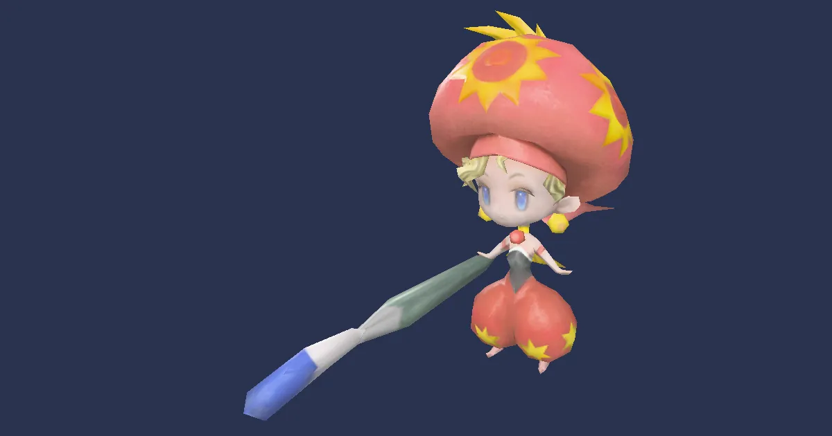 Relm-Puppe in 3D