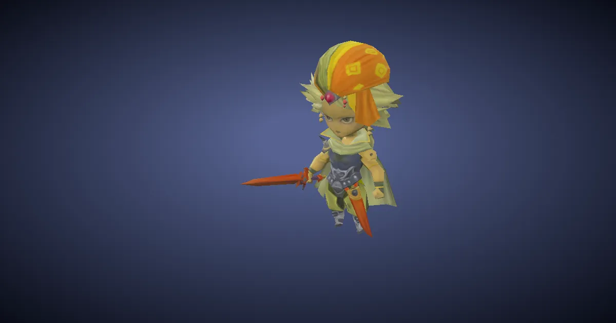 Wind-up Firion in 3D