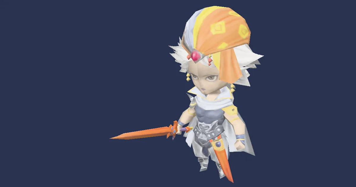 Wind-up Firion in 3D