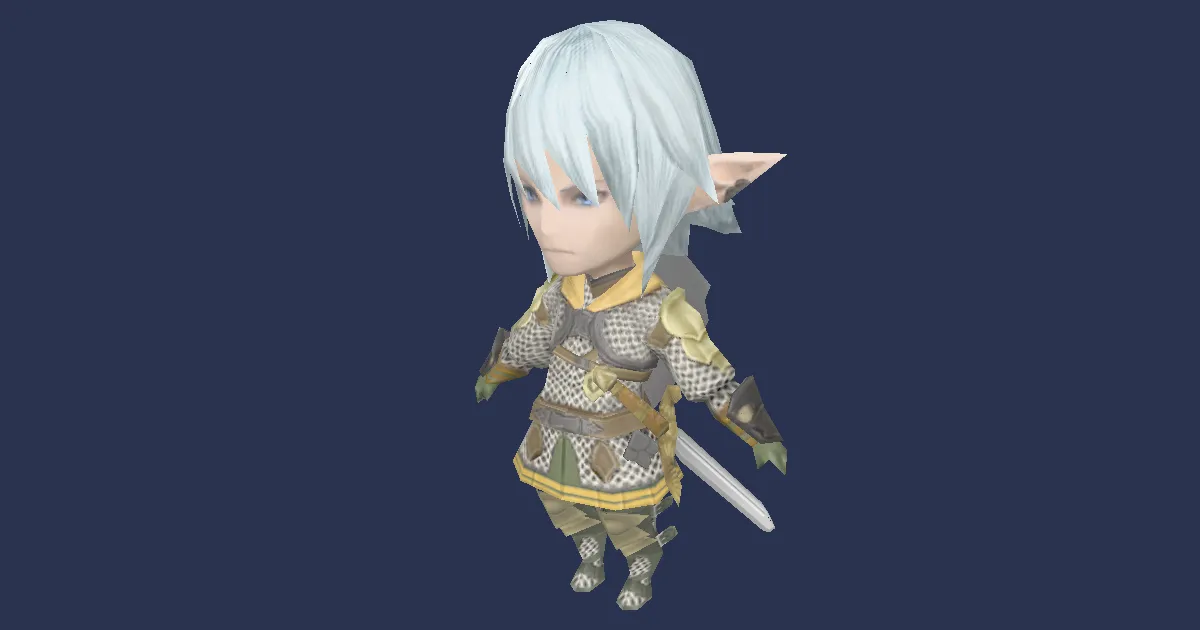 Wind-up Haurchefant in 3D