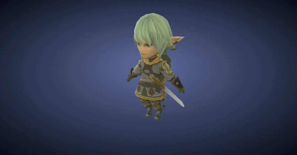 Wind-up Haurchefant in 3D