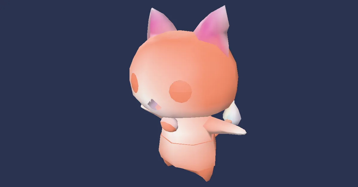 Jibanyan in 3D