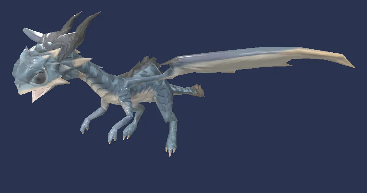 Wind-up dragonet in 3D