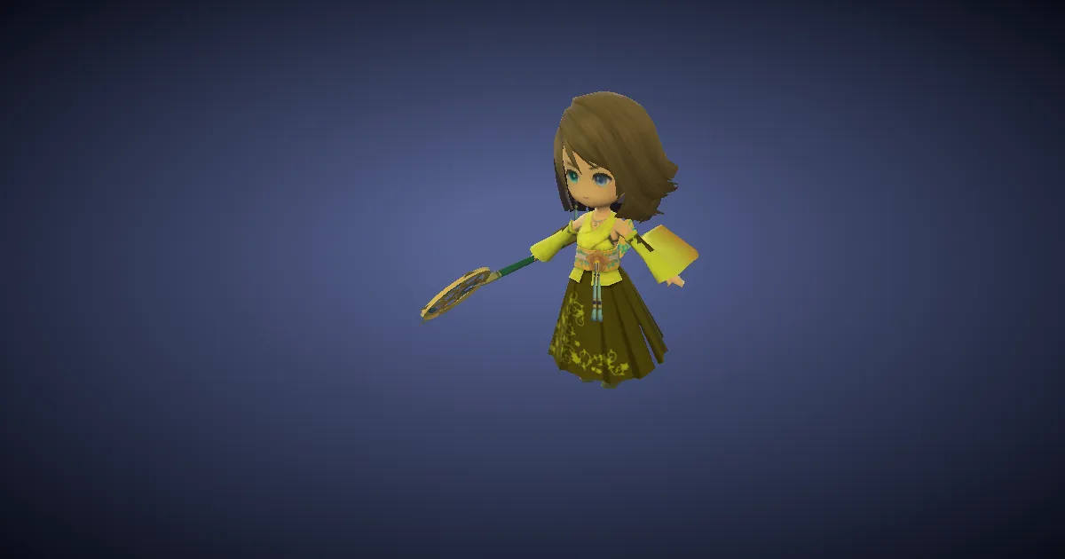 Wind-up Yuna in 3D
