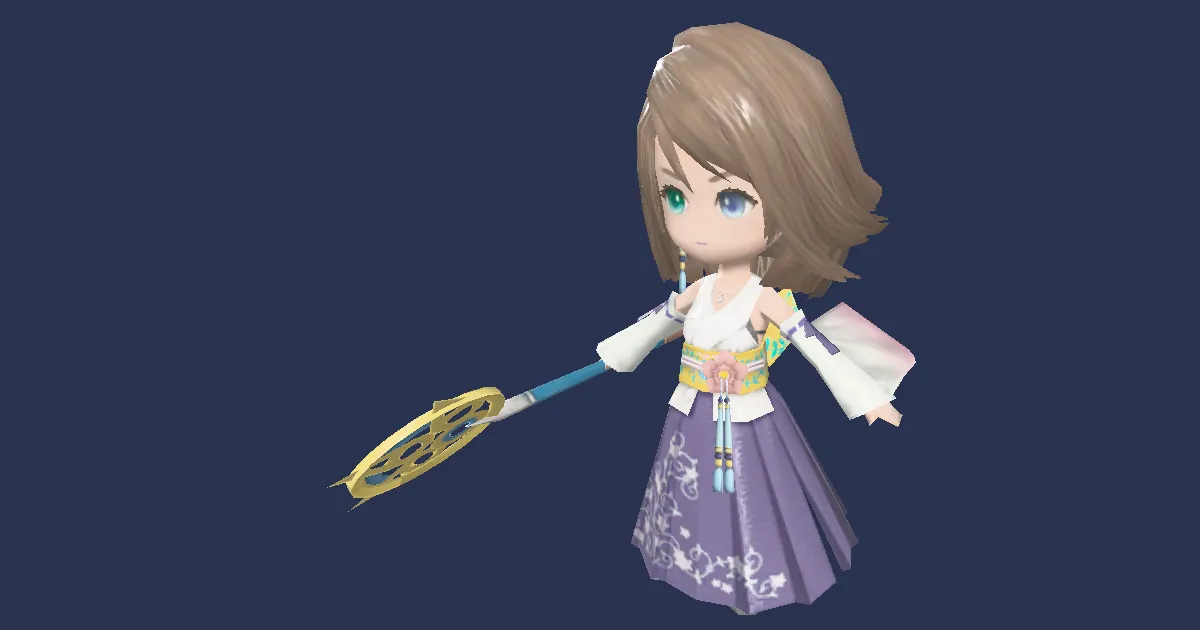 Wind-up Yuna in 3D