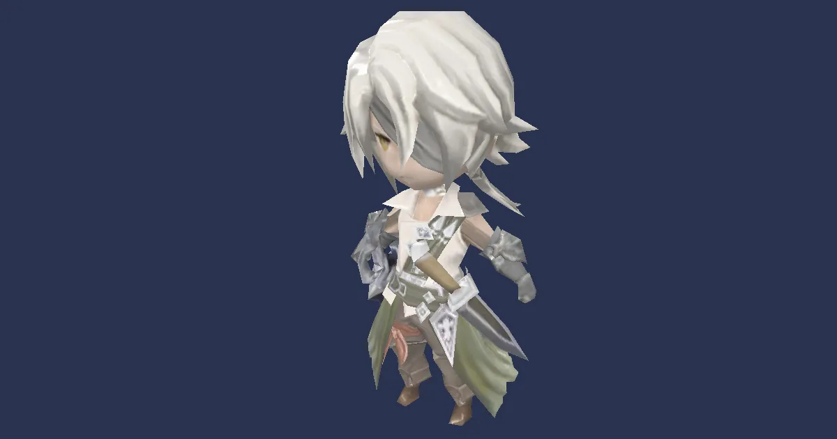 Nouveau Thancred miniature en 3D