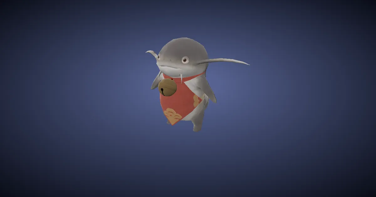 Wind-up Namazu in 3D